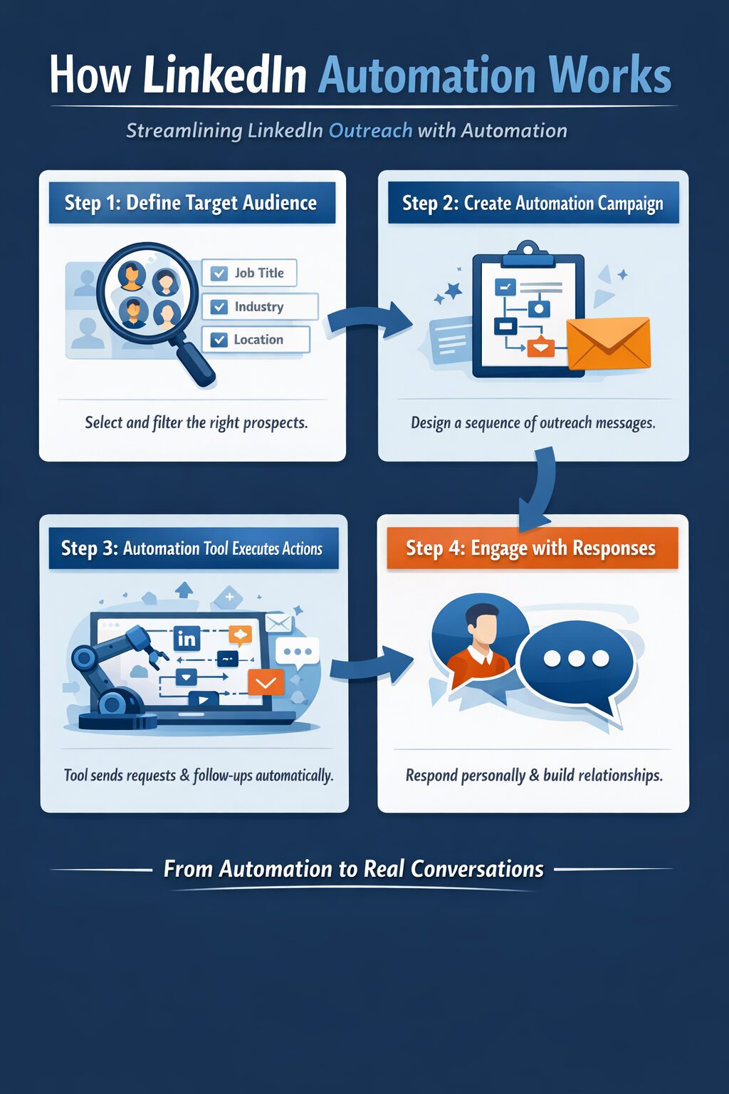 How LinkedIn Automation Works