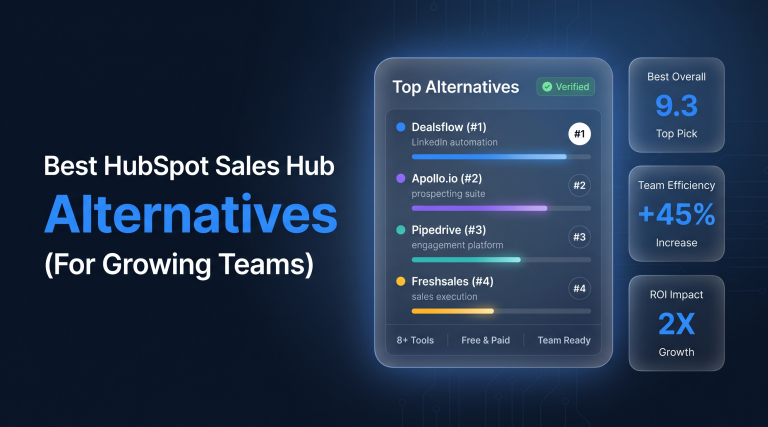 6 Best HubSpot Sales Hub Alternatives in 2026 (For Growing Teams)