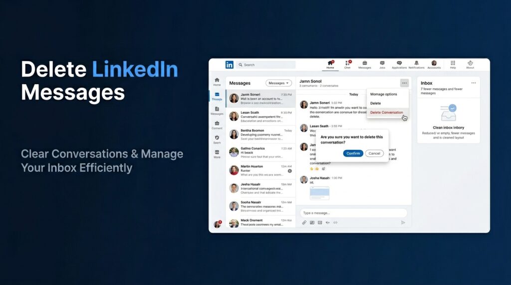How to Delete LinkedIn Messages