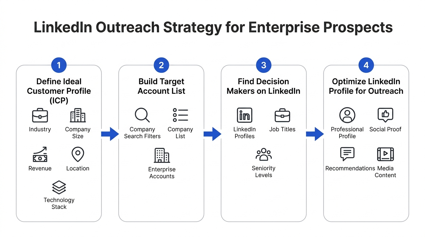 How to Develop Your LinkedIn Outreach Strategy for Enterprise Prospects