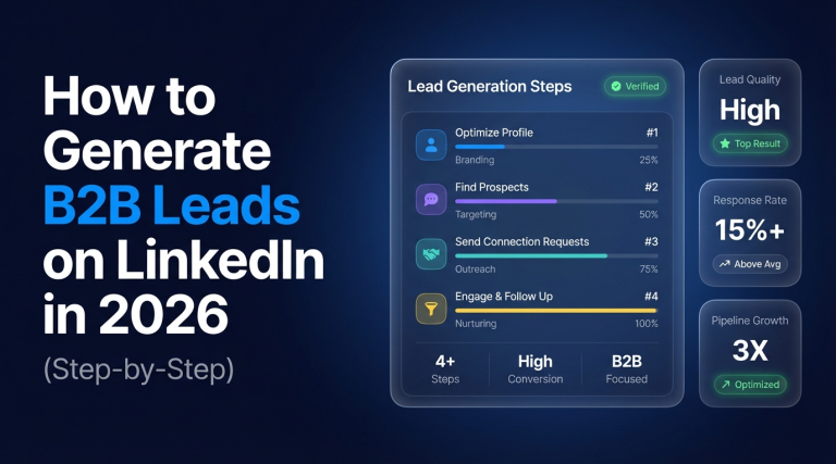 How to Generate B2B Leads on LinkedIn in 2026 (Step-by-Step)