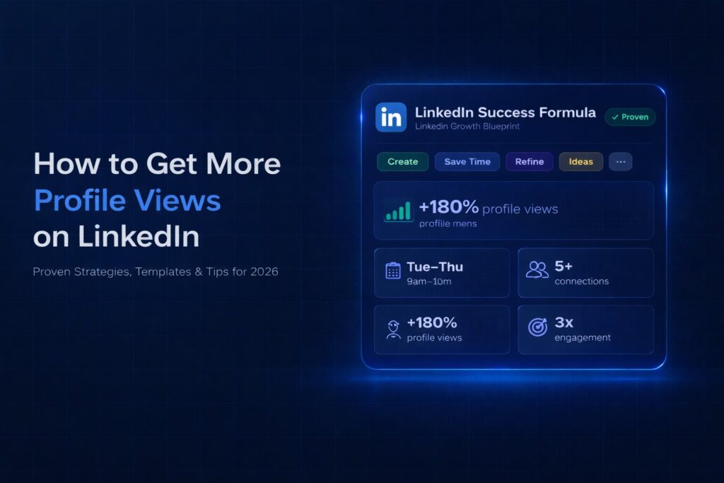 How to Get More Profile Views on LinkedIn