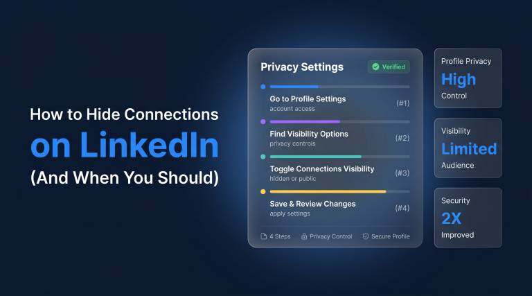 How to Hide Connections on LinkedIn (And When You Should)