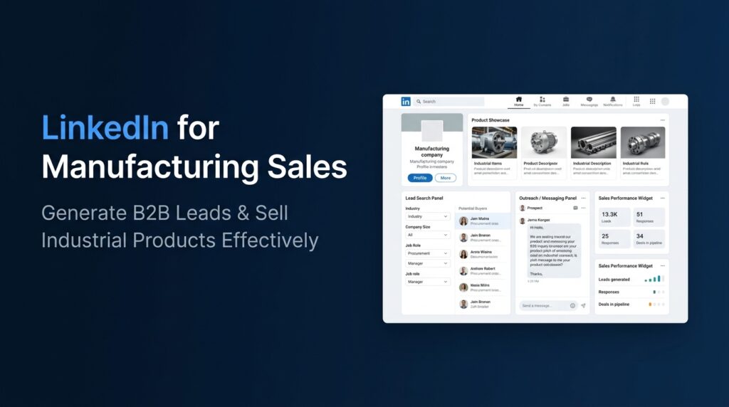 How to Use LinkedIn to Sell Manufacturing Products