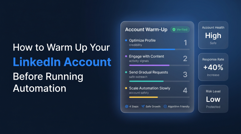 How to Warm Up Your LinkedIn Account Before Running Automation