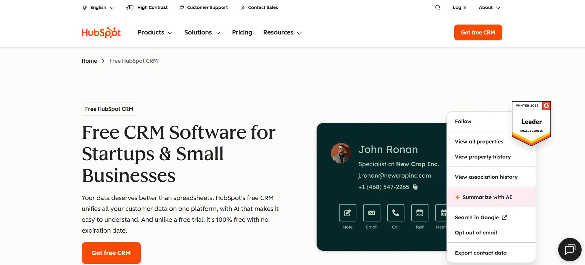 HubSpot CRM