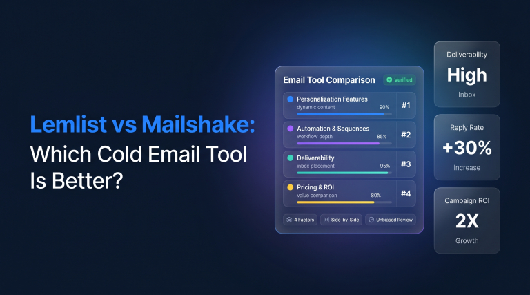 Lemlist vs Mailshake Which Cold Email Tool Is Better in 2026