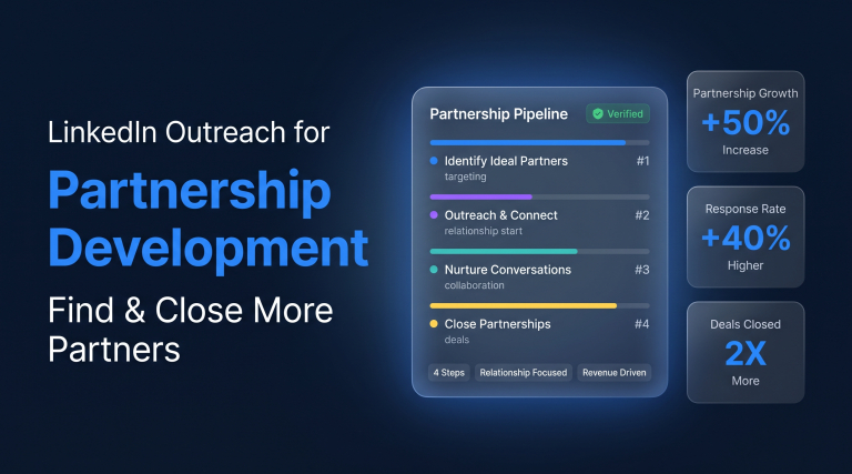 LinkedIn Outreach for Partnership Development Find & Close More Partners