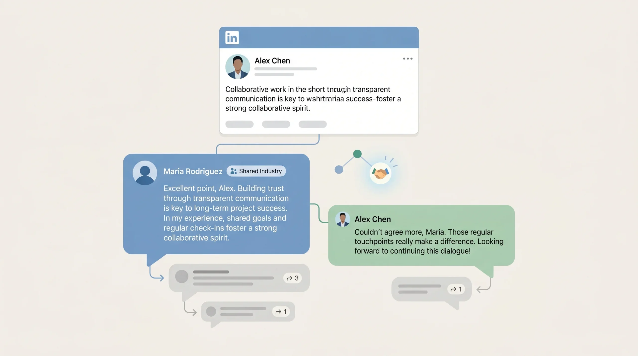 The Peer or Collaborator Reply (Relationship Building)