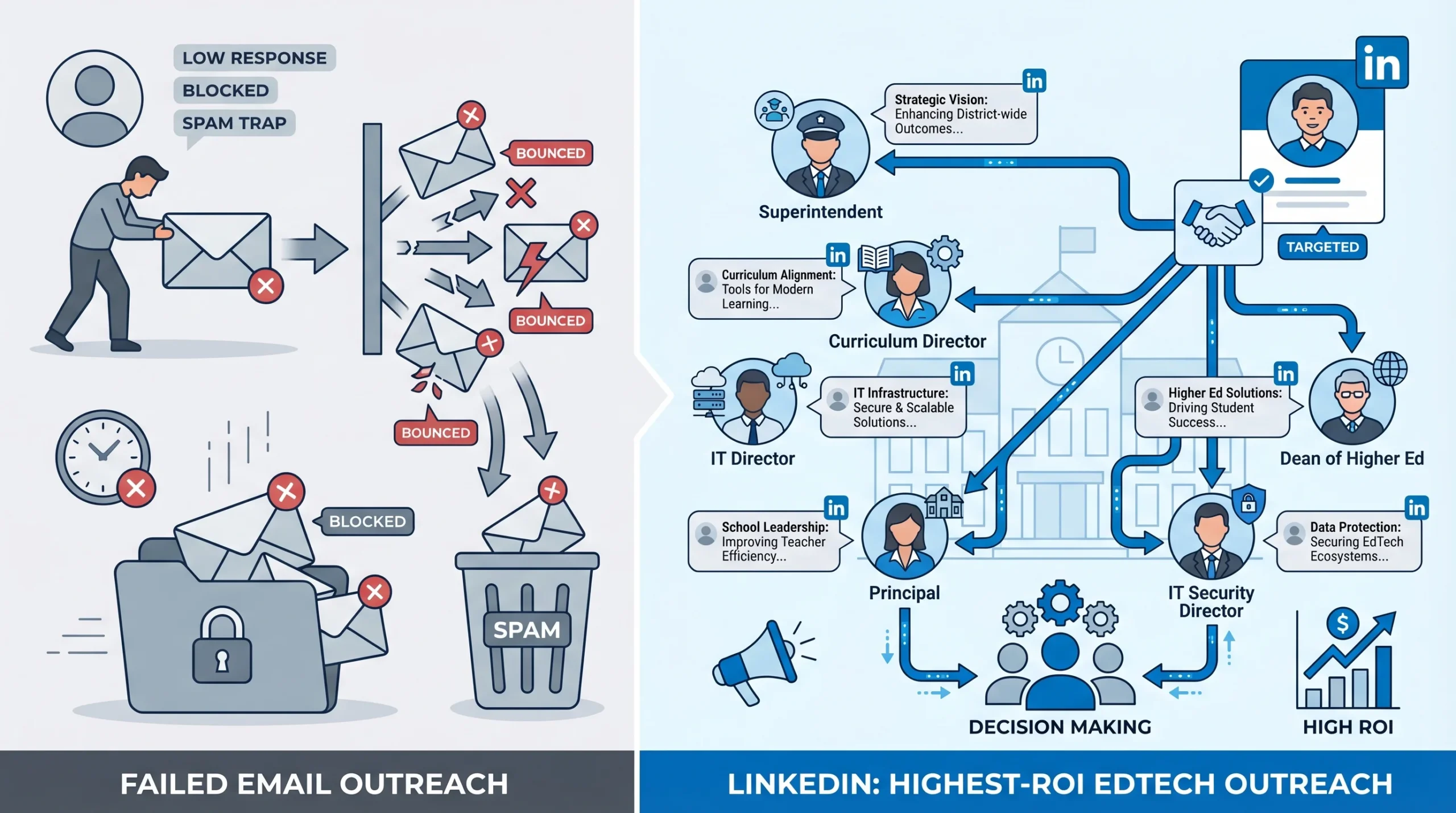 Why LinkedIn Is the Highest-ROI Channel for EdTech Outbound (and Where Most Sellers Get It Wrong)