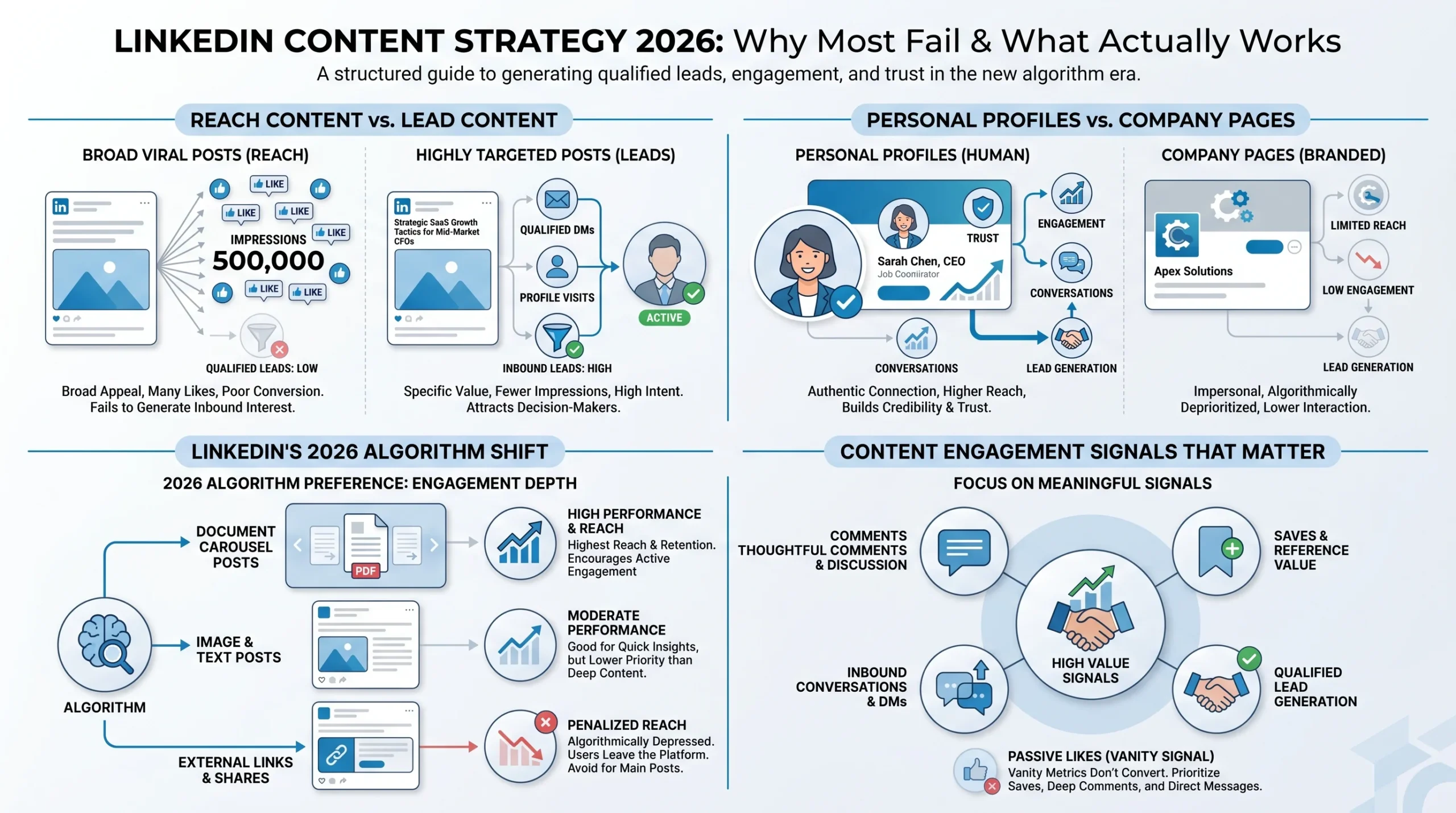 Why Most LinkedIn Content Fails to Generate Leads (And What Actually Does)