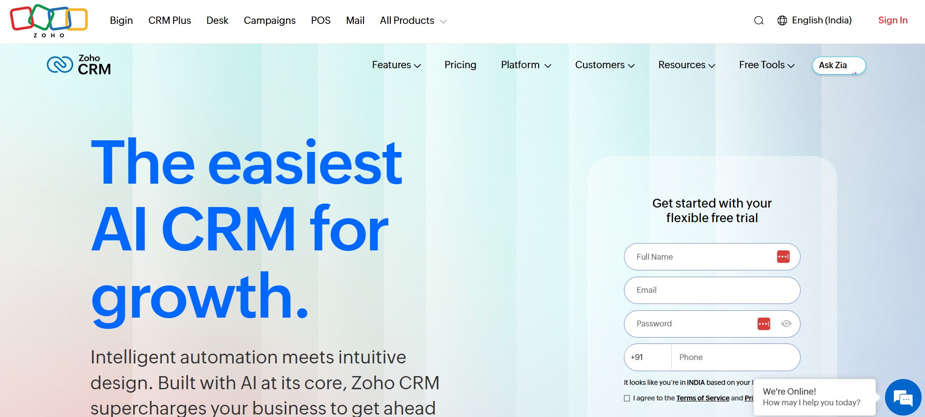 Zoho CRM