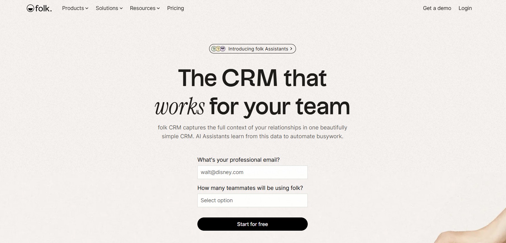 folk CRM