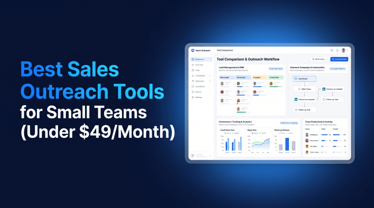 Best Sales Outreach Tools for Small Teams in 2026 (Under $49Month)
