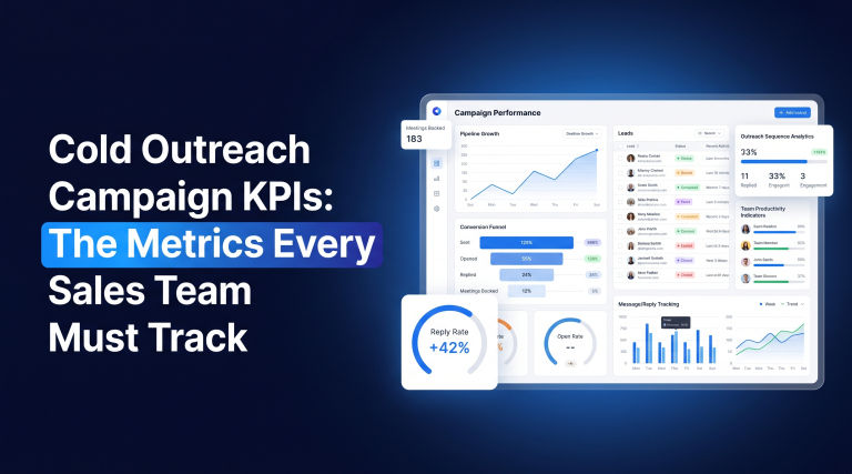 Cold Outreach Campaign KPIs The Metrics Every Sales Team Must Track in 2026