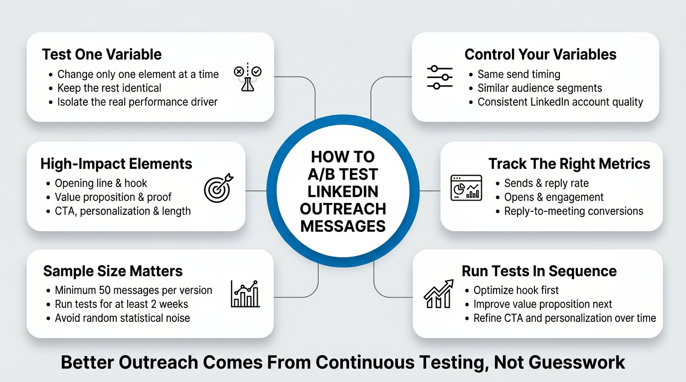 How to AB Test LinkedIn Outreach Messages