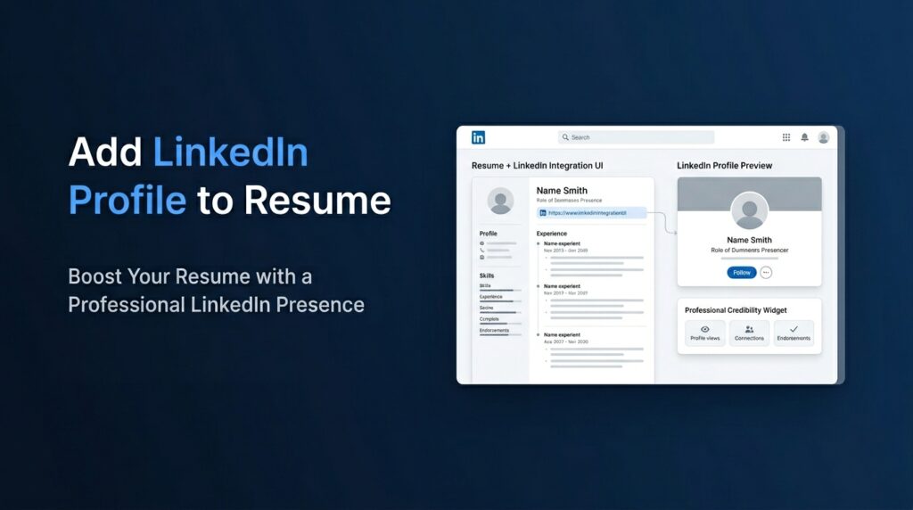 How to Add Your LinkedIn Profile to Your Resume