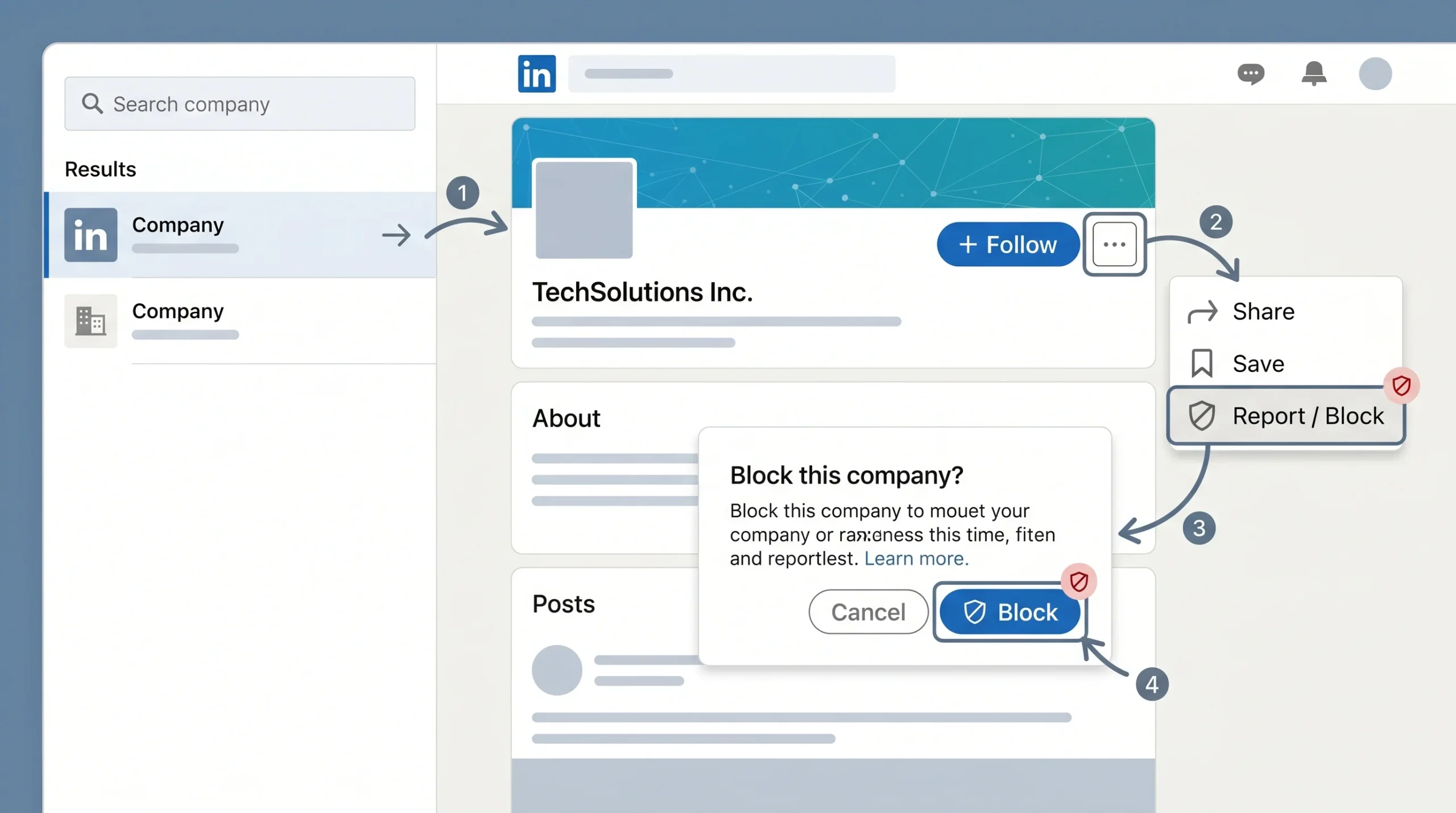 How to Block a Company on LinkedIn (Desktop, Step-by-Step)