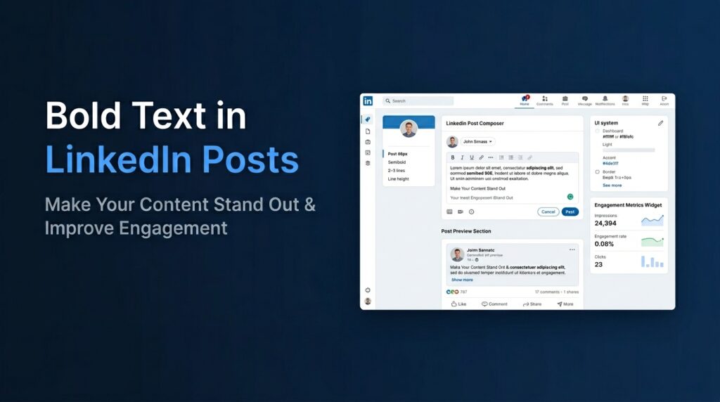 How to Bold Text in a LinkedIn Post