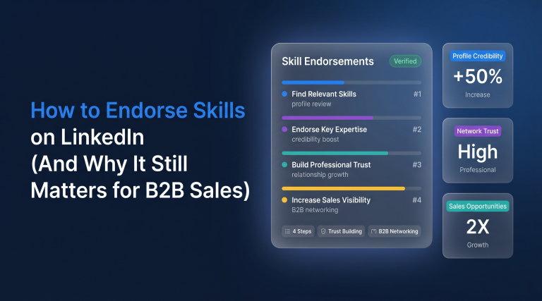 How to Endorse Skills on LinkedIn (And Why It Still Matters for B2B Sales)