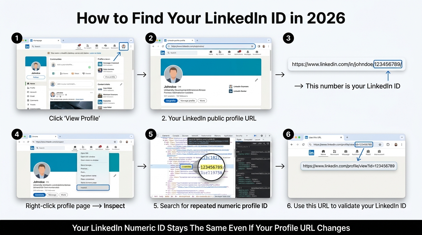 How to Find LinkedIn ID Using Your Profile URL