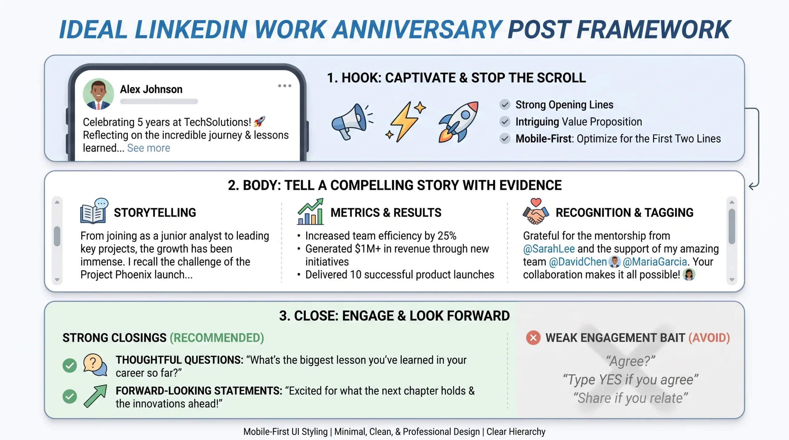 How to Structure a LinkedIn Work Anniversary Post That Gets Read