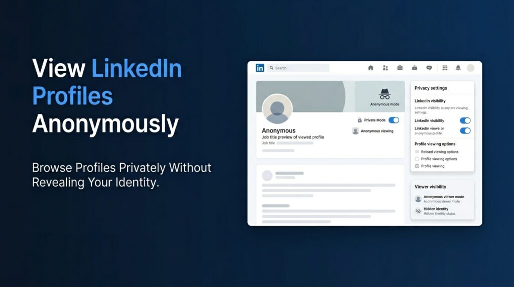 How to View LinkedIn Profiles Anonymously