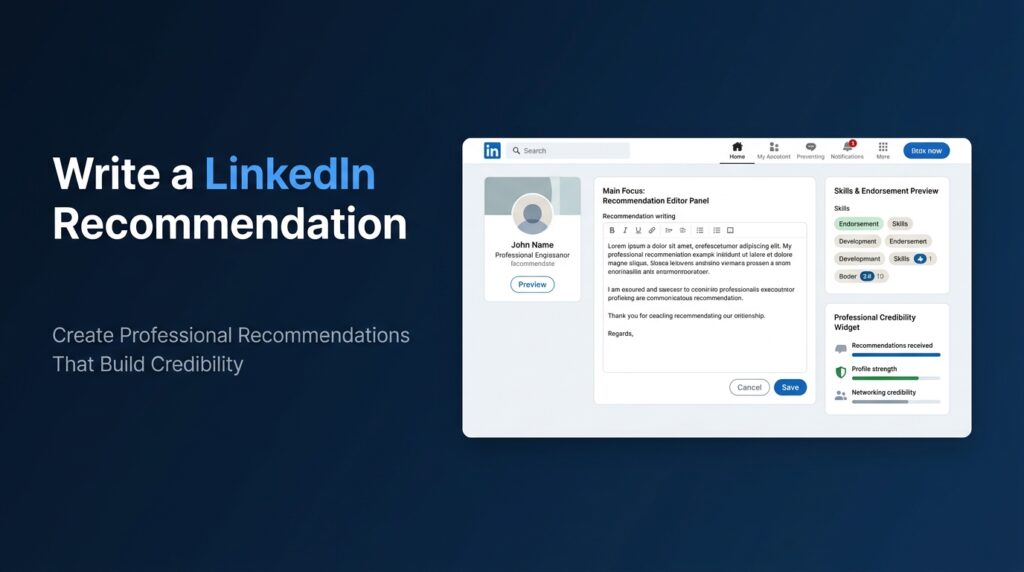 How to Write a LinkedIn Recommendation
