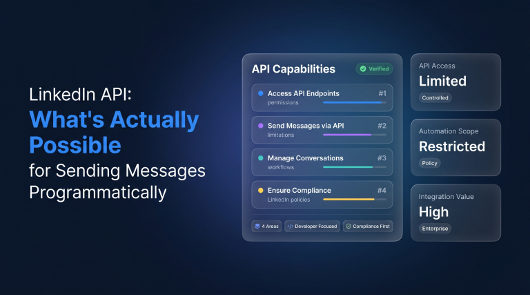 LinkedIn API What's Actually Possible for Sending Messages Programmatically