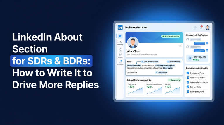 LinkedIn About Section for SDRs & BDRs How to Write It to Drive More Replies