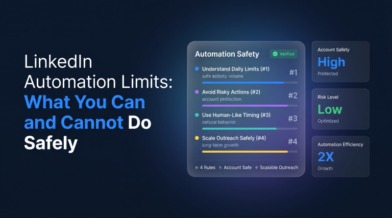 LinkedIn Automation Limits in 2026 What You Can and Cannot Do Safely