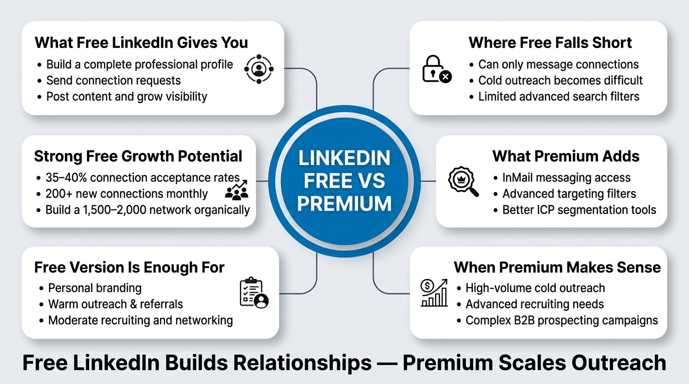 LinkedIn Free vs Premium