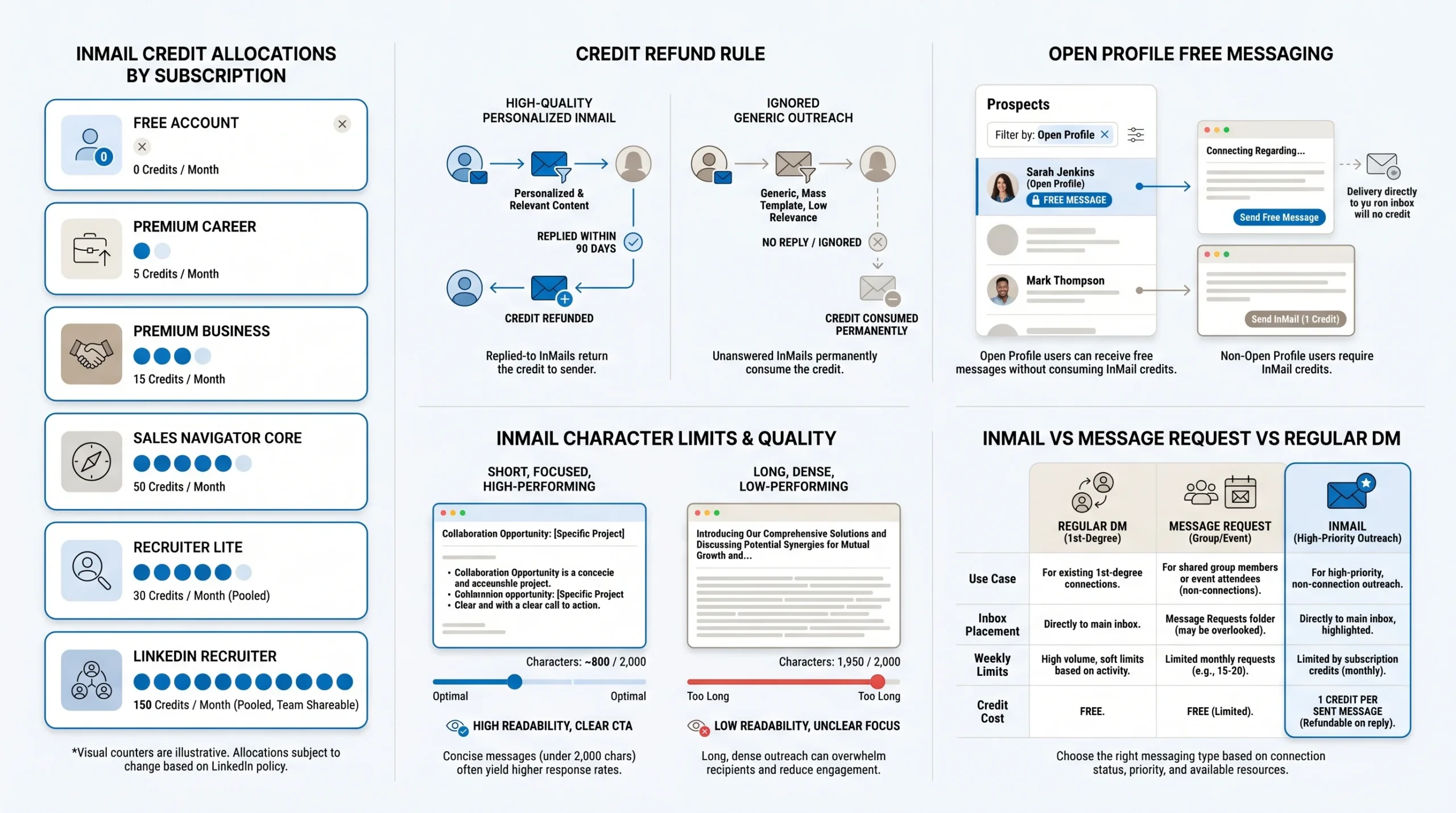 LinkedIn InMail Limits in 2026