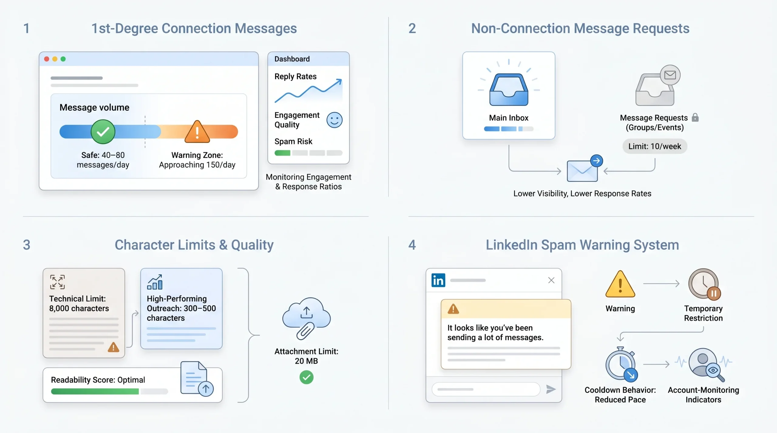 LinkedIn Message Limits in 2026