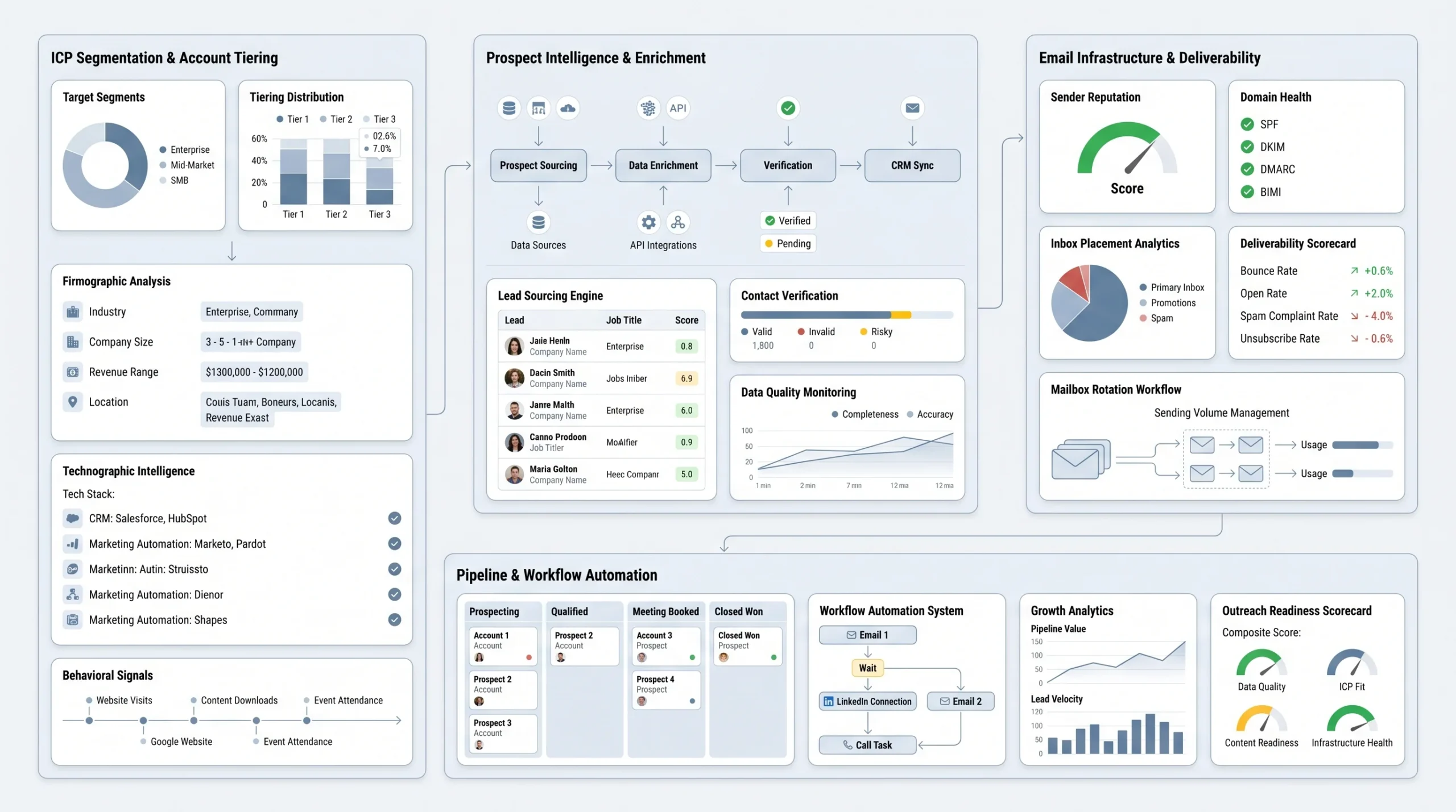 Phase 1 — Build the Foundation (ICP, Data, and Infrastructure)