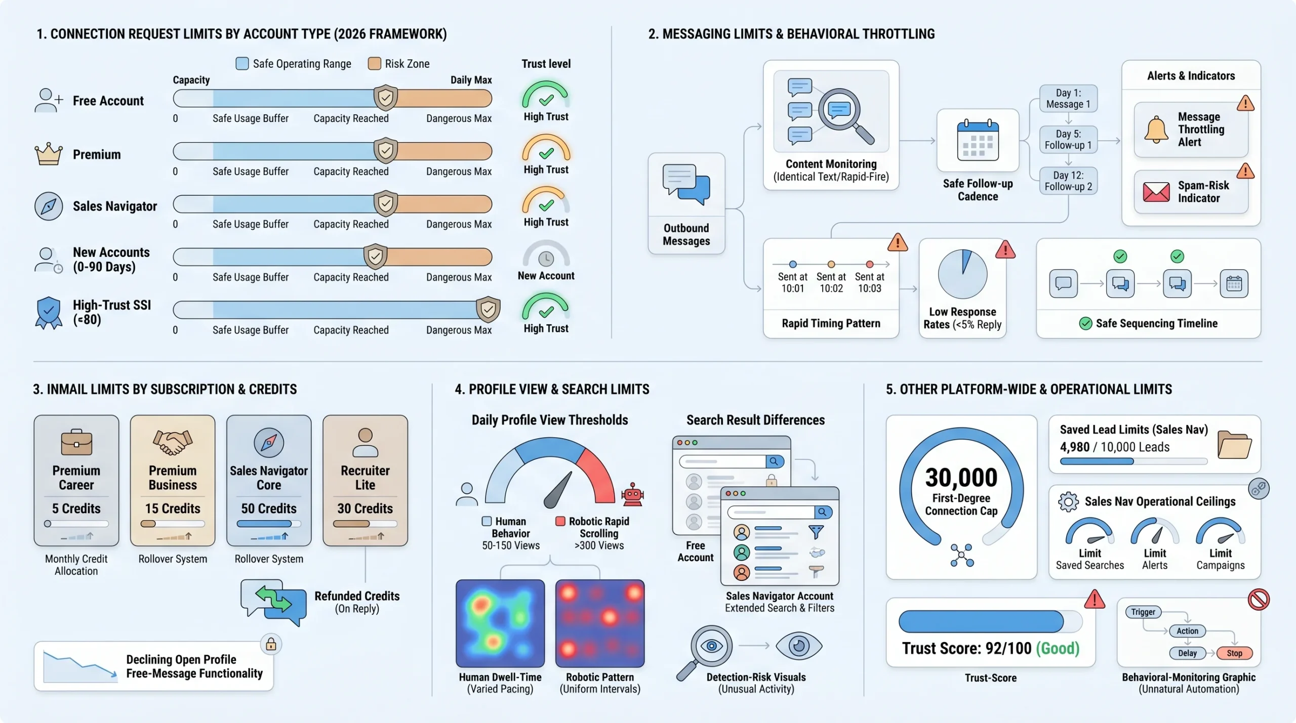 The Full LinkedIn Limits Reference for 2026