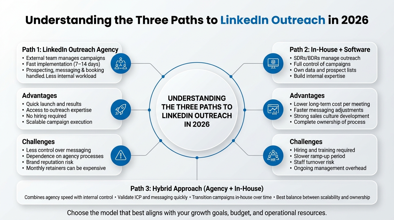 Three Paths to LinkedIn Outreach