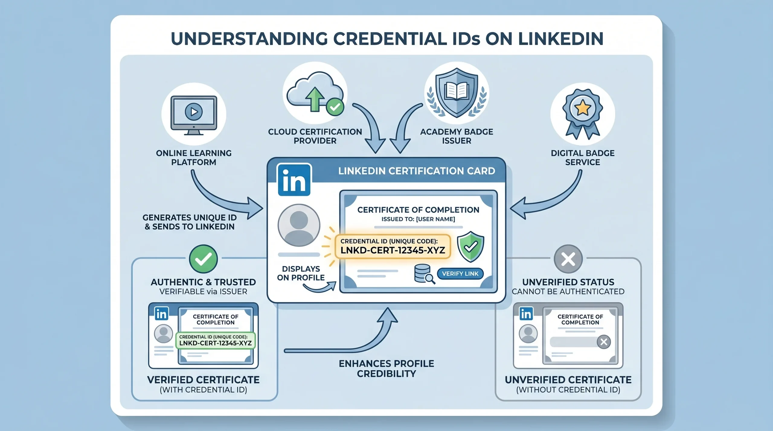 What Is a Credential ID on LinkedIn