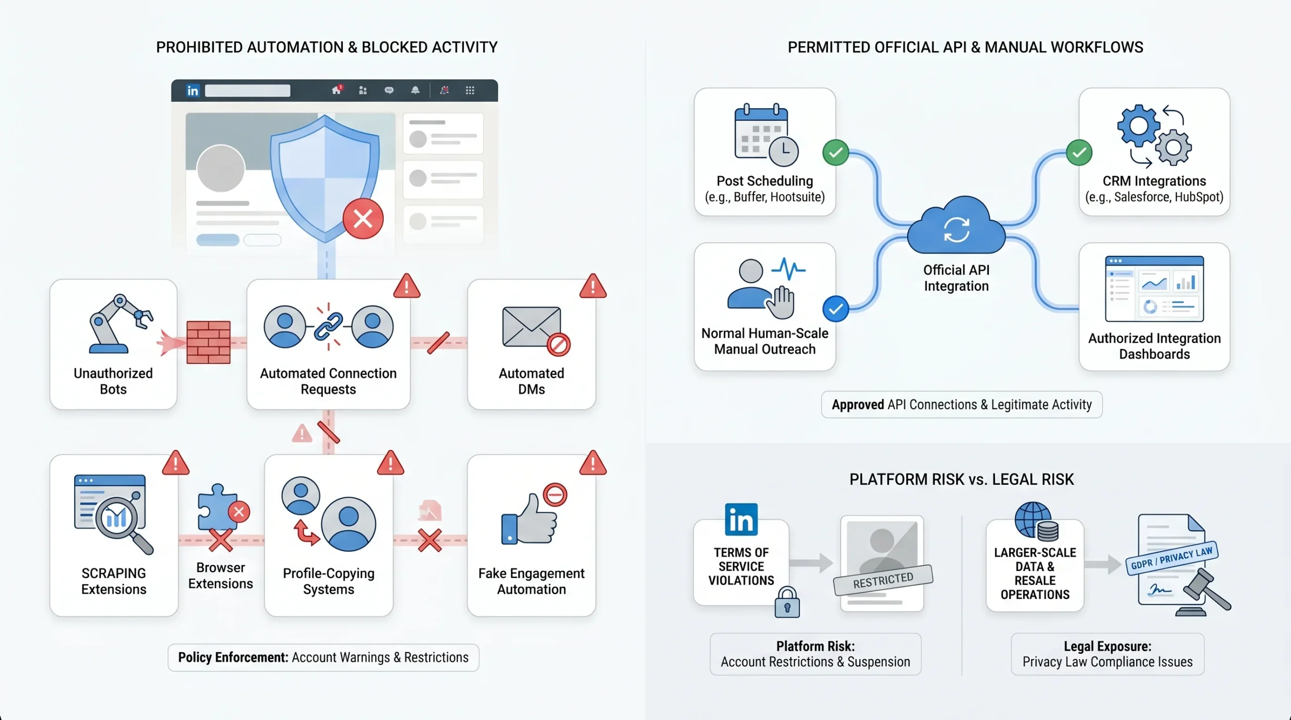 What LinkedIn’s Terms of Service Actually Say About Automation