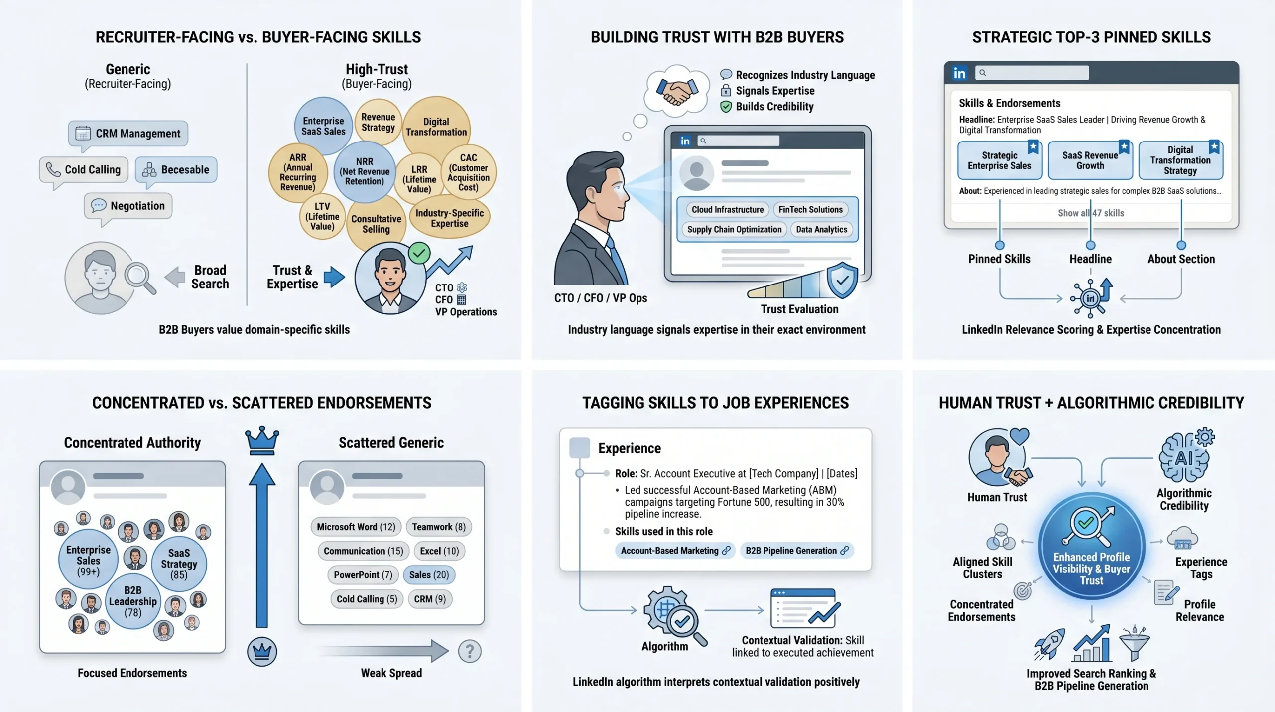 Which Skills Should B2B Sales Pros Actually List (And Get Endorsed For)