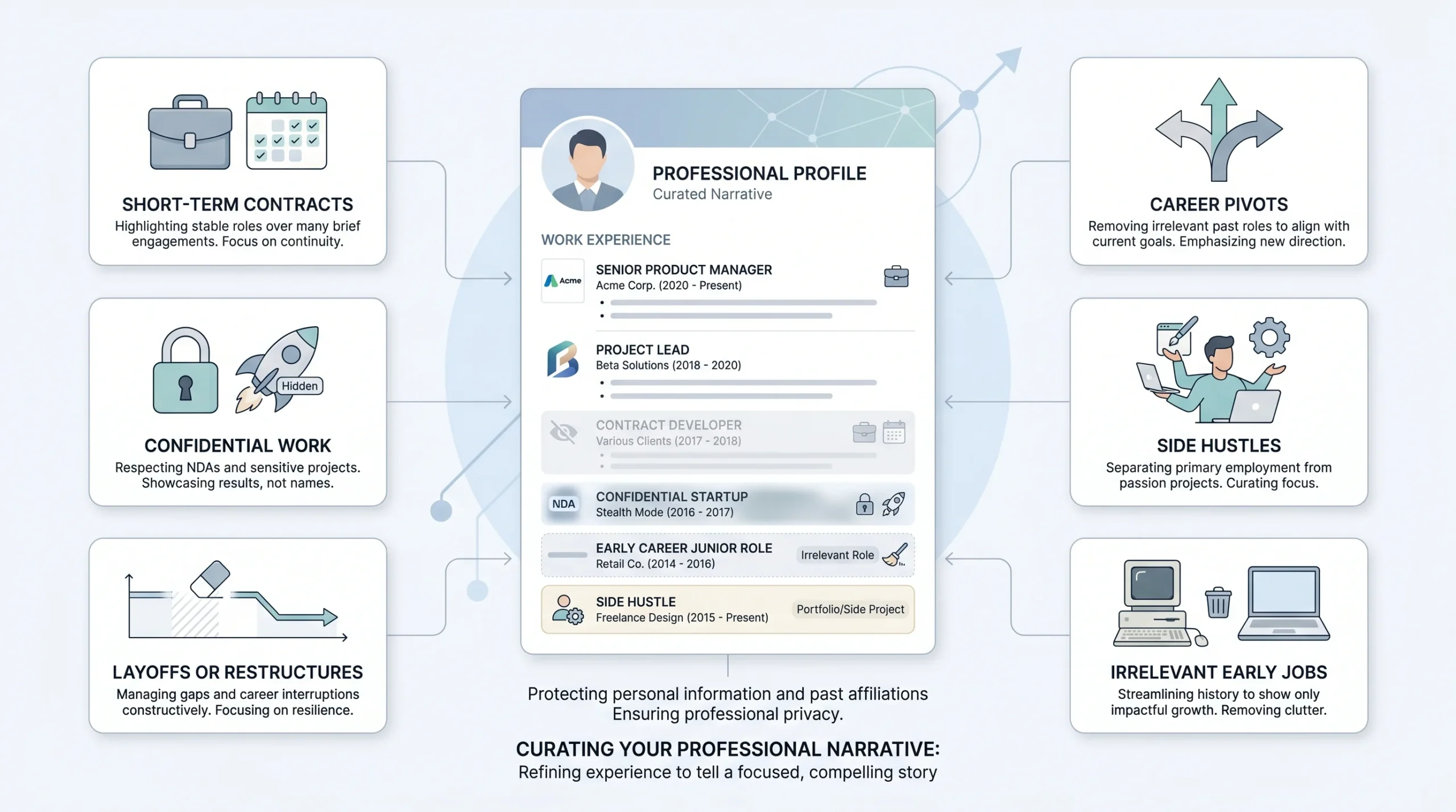 Why People Hide Work Experience on LinkedIn