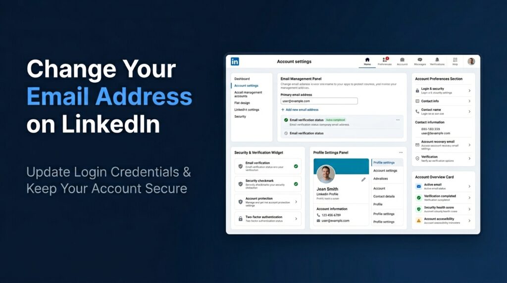 How to Change Your Email Address on LinkedIn