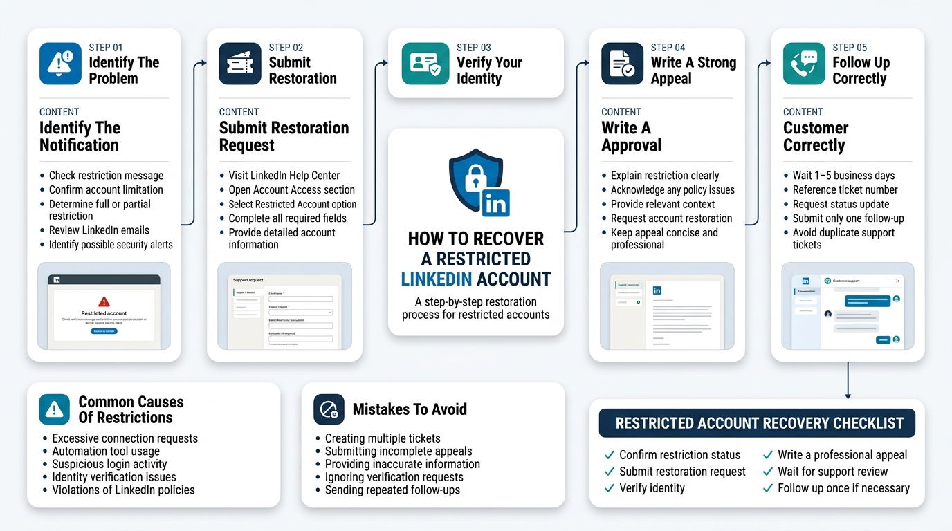 How to Recover a Restricted LinkedIn Account