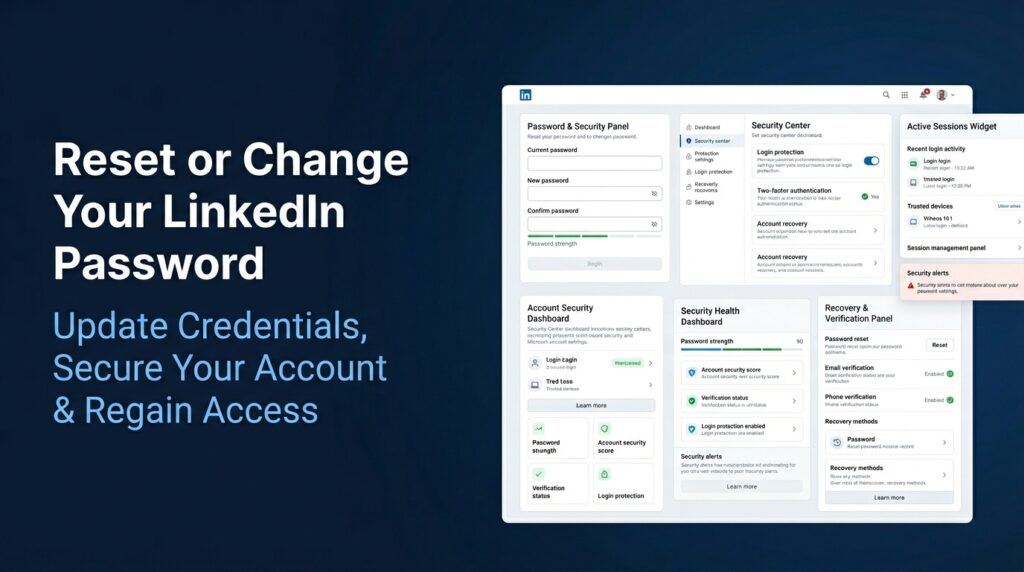 How to Reset or Change Your LinkedIn Password