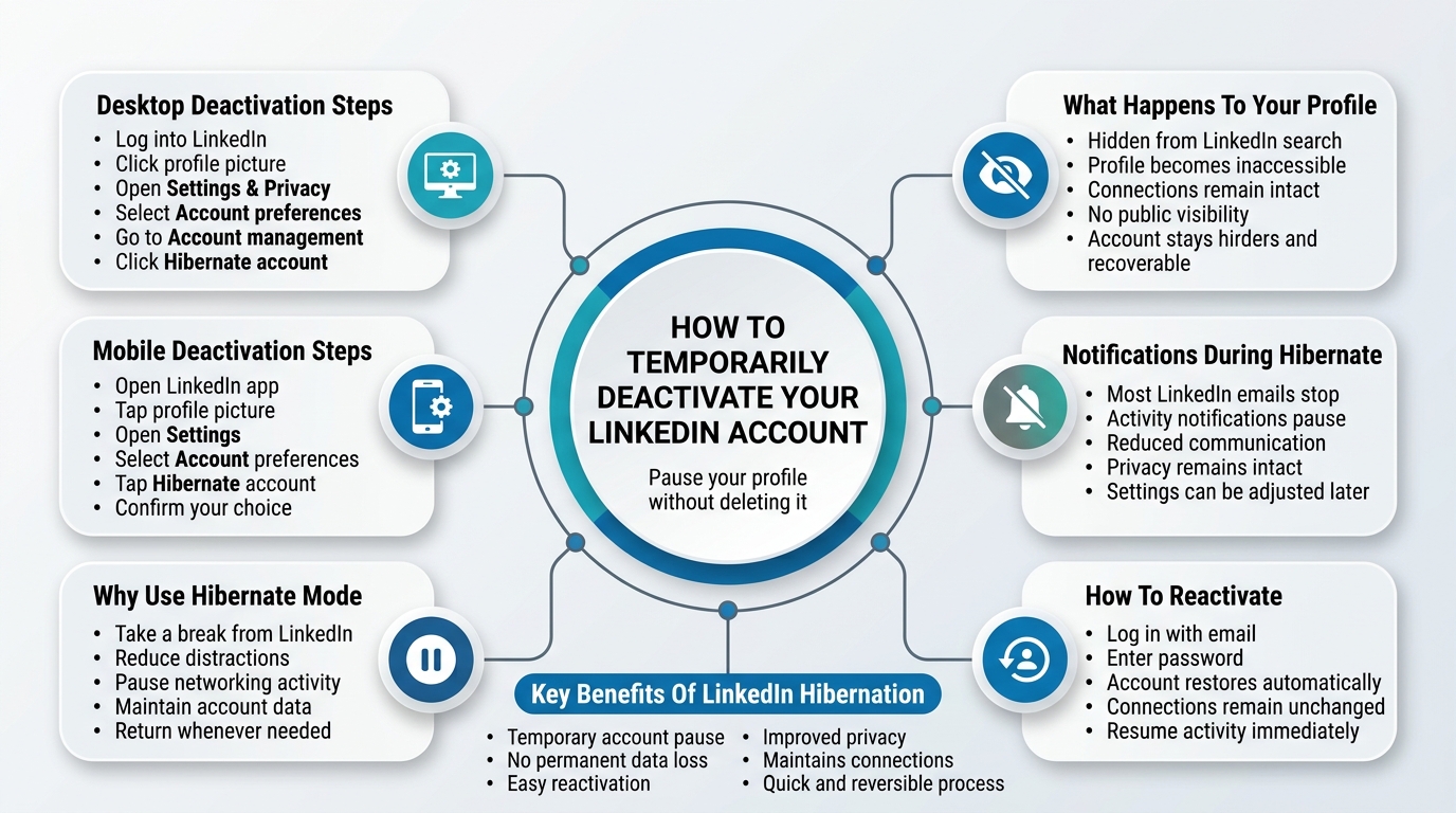 How to Temporarily Deactivate Your LinkedIn Account