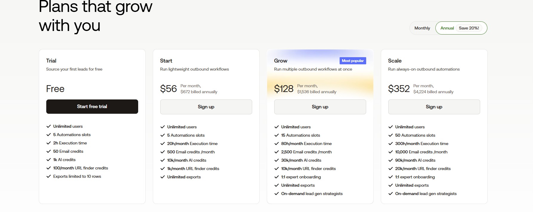 Phantombuster Pricing