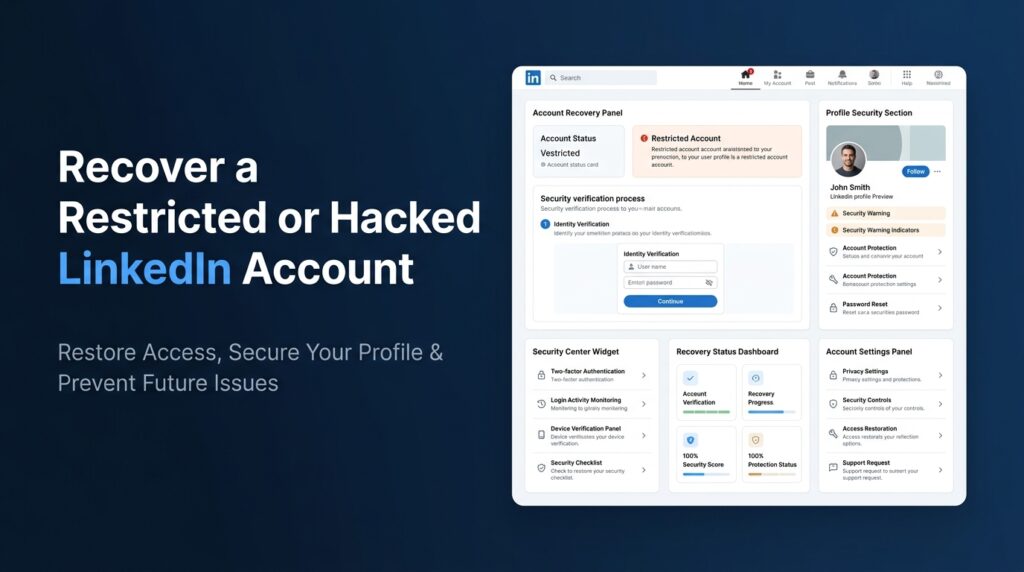 Recover a Restricted or Hacked LinkedIn Account